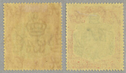 1921-34, 5 s, both papertypes, LPOG, very fresh and desirable, XF! ...