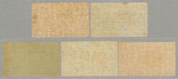 1938, 5 c to 1 F, full set, opt POSTAGE DUE, LPOG, very fresh and ...