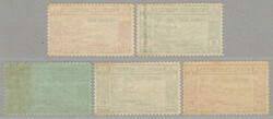 1925, 5 c to 1 F, full set, opt CHIFFRE TAXE, LPOG, very fresh and ...