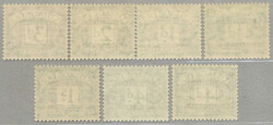 1951, 1/2d to 1 s including D6, full set, with black opt, LPOG, very ...