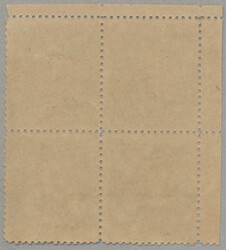 1948-50, 2 a, black, unused block of four with corner margins, very ...
