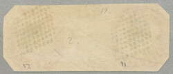1854, 4 a, blue and red, pair with fine to large margins, 2nd ...