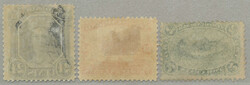 1864-70, 2d, 13d, 24d, (3), LPOG/POG, fresh and desirable, CV £365, ...