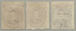 1868-79, 1c, in dull purple, brown-purple (both perf 12) and lake ...