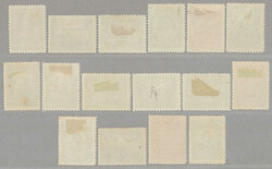 1910, 1c-15c, (11) + 1c-5c (3) + 1c (perf 12x11), complete sets, ...
