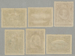 1911, 6c-15c, complete set (6), LPOG, fresh and desirable, VF-XF! ...