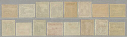 1923-24, 1c-24c, complete set (14+2 shades 4c and 10c), LPOG/NG, ...