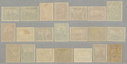 1928-9, 1c-30c, complete set (15+6 shades/other perfs.), LPOG/NG, ...