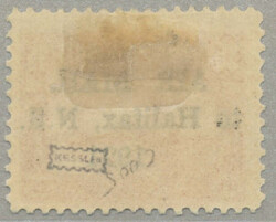 1921, 35c, red, black opt, 2 3/4mm between AIR and MAIL, NO STOP ...