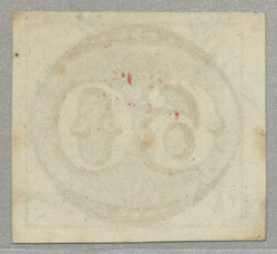 1843, 60 reis, imperf, used with crispy clear parts of two blue ...