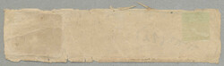 1864, (1 a), black/azzure, wove paper, used on big piece, very fresh ...