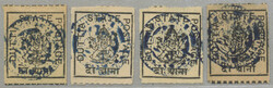 1899-1906, 2 a, all shades, rouletted, ungummed, very fresh and ...