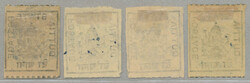 1899-1906, 2 a, all shades, rouletted, ungummed, very fresh and ...