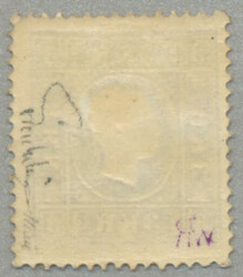 1858, 3 Kreuzer black, Type Ib, both R letters malformed, early stage ...
