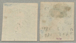1866, Maximilian issue, lithographed, 13c (2), with district opt ...