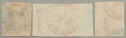 1866, Maximilian issue, lithographed, 7c, a pair of 13c, 50c, with ...