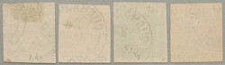1866, Maximilian issue, lithographed, 7c, 13c, 25c, 50c, with ...
