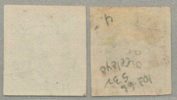 1866, Maximilian issue, lithographed, 13c (2), with district opt ...