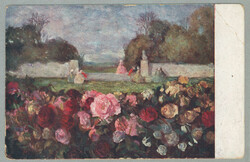 1932, Boy Scouts, postal card to Busa, bearing large violet camp ...