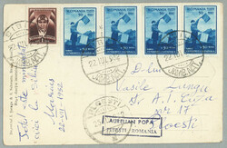 1932, Boy Scouts, from Sibiu to Ploesti, multicolored illustrated ...