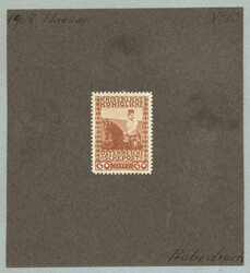 1908, 60 h, sepia, printed in relief printing (letterpress) instead ...