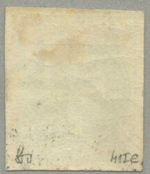 1867, 1 kr, grauviolett, Type Ie, grober Druck, ungebraucht, Attest ...