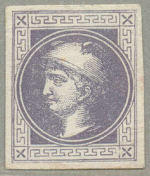 1867, 1 kr, grauviolett, Type Ic, grober Druck, ungebraucht, Attest ...