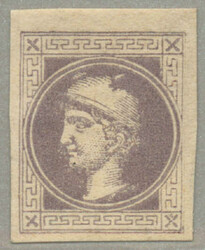 1867, 1 kr, graulila, Type Ib, grober Druck, ungebraucht, Attest ...