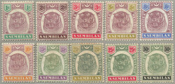 1895, 1c-50c, full set of (10), wmk CA, LPOG, perf. 14, desirable, ...