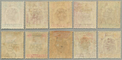 1895, 1c-50c, full set of (10), wmk CA, LPOG, perf. 14, desirable, ...
