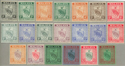 1935, 1c-$5, full set, (19), LPOG, perf. 14, desirable, VF! ...