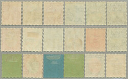 1935, 1c-$5, full set (18), LPOG, perf. 14, desirable, VF! ...