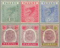 1891-99, 1c-5c, 3c-5c, two sets (3+3), LPOG, perf. 14, desirable and ...