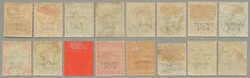 1887-1900, 1/2a-1r, overcomplete set of (10+6), with additional ...