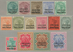 1885-97, 1/2a-5r, partial set only 9p carmine missing of (15), wmk ...
