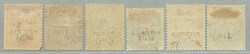 1885, 1/2a-8a, complete set of (6), wmk star, red/black PUTTIALLA ...
