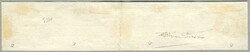 1850, 5 C, light orange yellow, (6) a vertical strip of (4) and a ...