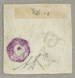 1850, 3 centesimi blue newspaper stamp, Mercurio, first type, used in ...