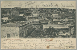 1907, from Rhodes to Smyrna, picture postcard properly franked with ...