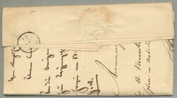 1864, Croatian Slavonian border - ex offo letter from the KK Post ...