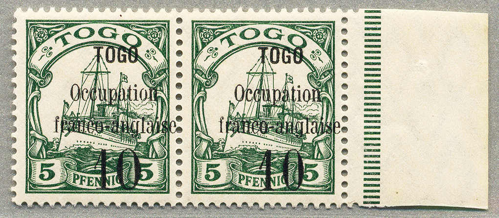 Lot 20586 - British Commonwealth German Colonies Togo French Occupation - classicphil GmbH 8'th classicphil Auction - Day 2 Lot 20586 - British Commonwealth German Colonies Togo French Occupation - classicphil GmbH 8'th classicphil Auction - Day 2