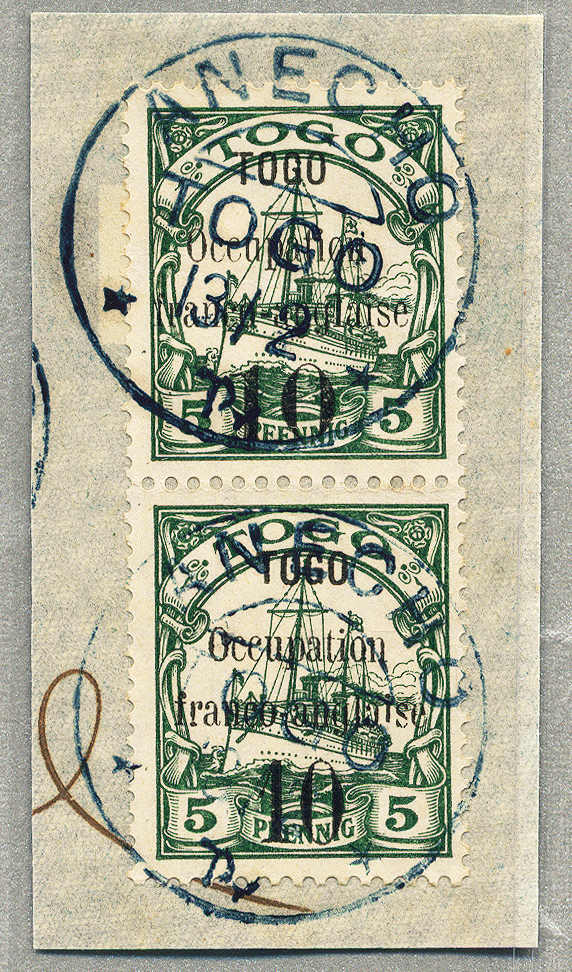 Lot 20589 - British Commonwealth German Colonies Togo French Occupation - classicphil GmbH 8'th classicphil Auction - Day 2 Lot 20589 - British Commonwealth German Colonies Togo French Occupation - classicphil GmbH 8'th classicphil Auction - Day 2