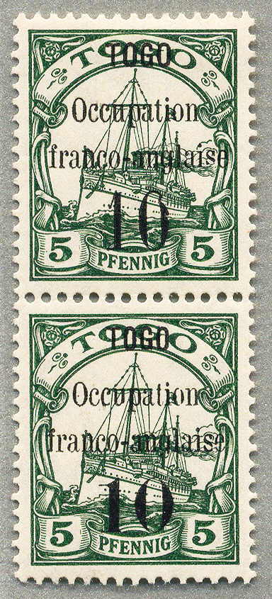 Lot 20587 - British Commonwealth German Colonies Togo French Occupation - classicphil GmbH 8'th classicphil Auction - Day 2 Lot 20587 - British Commonwealth German Colonies Togo French Occupation - classicphil GmbH 8'th classicphil Auction - Day 2