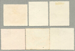 1930, 15 Rp. - 1 Fr., ganzer Satz, gestempelt, Prachterhaltung! ...