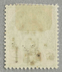 1889, 1A on 2A, green and red, unused and hinged, perfect perforation ...