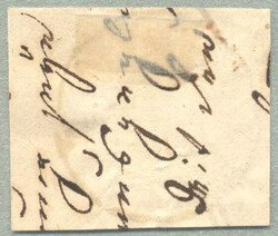 1850, 3 kr, rot, auf Briefstück, entwertet SILLIAN 1. JUL, Sammlung ...