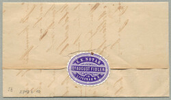 1881, 3 kr, grün, Type II, auf Ortsbrief von LITSCHAU (nach ...