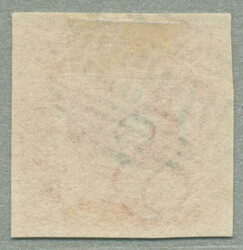1854, 1 s, rosy vermilion, wmk 8, imperf, used, very fresh and ...