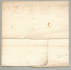 1615, from Vienna to Petzenkirchen near Melk, folded letter sealed ...