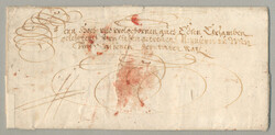 1611, from Prague to Vienna, complete folded official letter dated 11 ...
